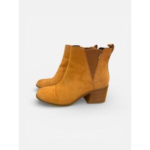 Toms‎ Esme Heeled Boot  Tan Oiled Nubuck, Size 7